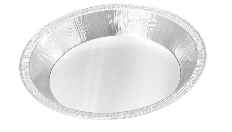 KitchenDance.com KitchenDance Disposable Aluminum Foil Pans - 9 Inches Round Oven Safe Aluminum Foil Baking Pan, Heavy Duty Aluminum Foil Pans Perfect for Baking, Cooking, and Preparing Food, #922, Pack of 10 - Image 1